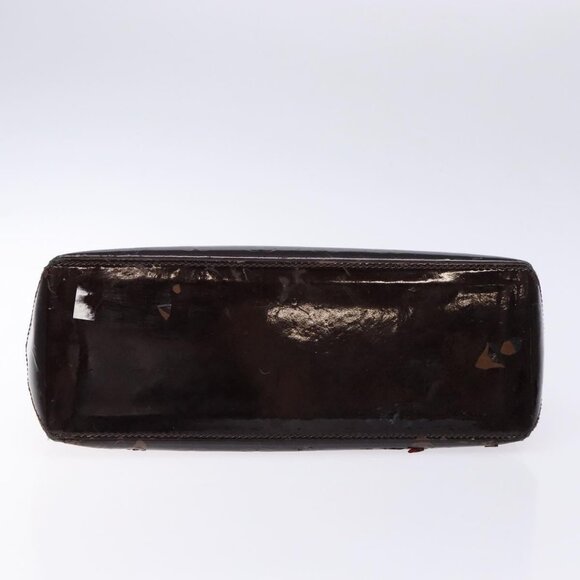 LOUIS VUITTON Monogram Vernis Wilshire PM Hand Bag Amarante Auth - Picture 6 of 16